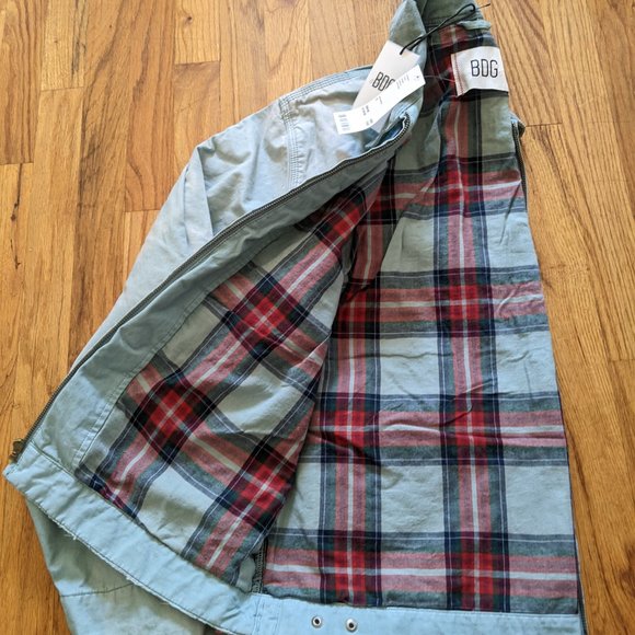 (NWT) BDG Washed cotton lined Work Jacket, Mint, Men's Small - Picture 4 of 8